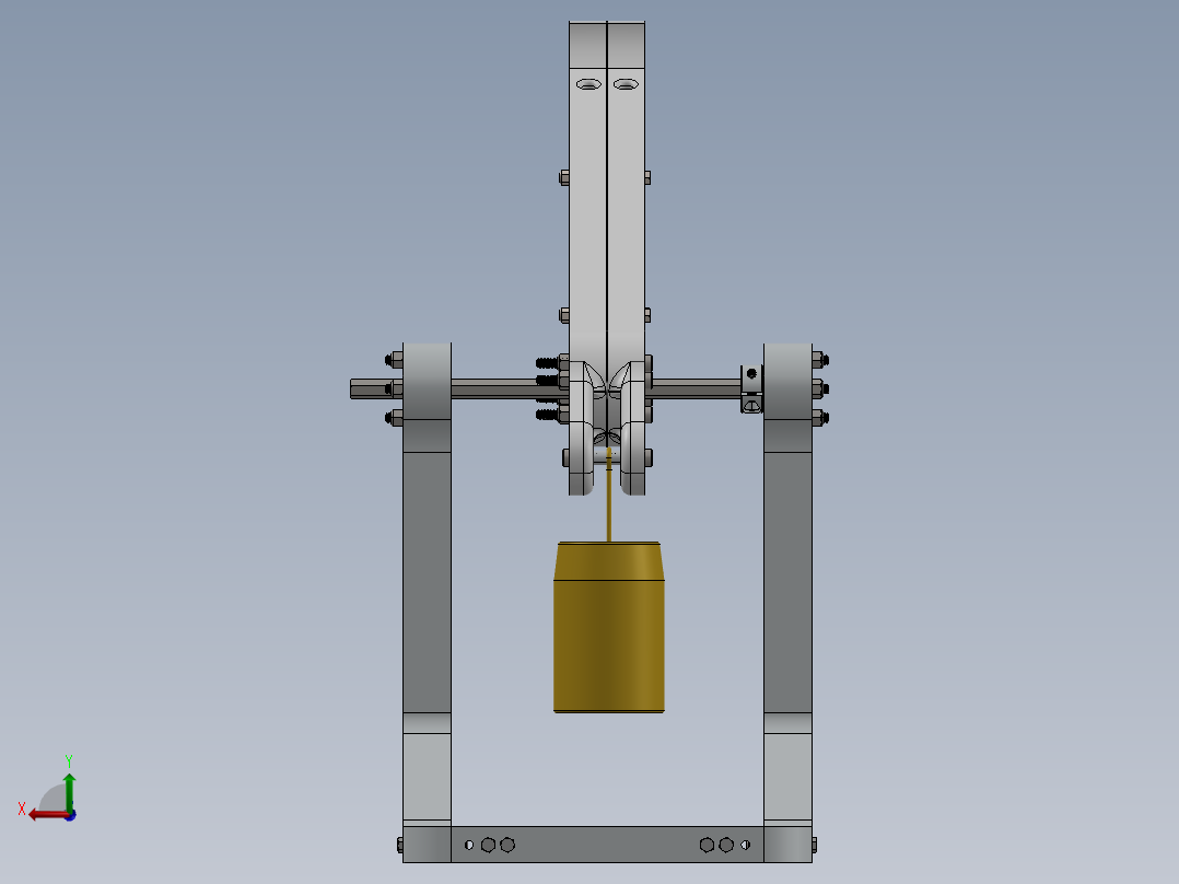 石弩弹射器、弹射器(3)后视图