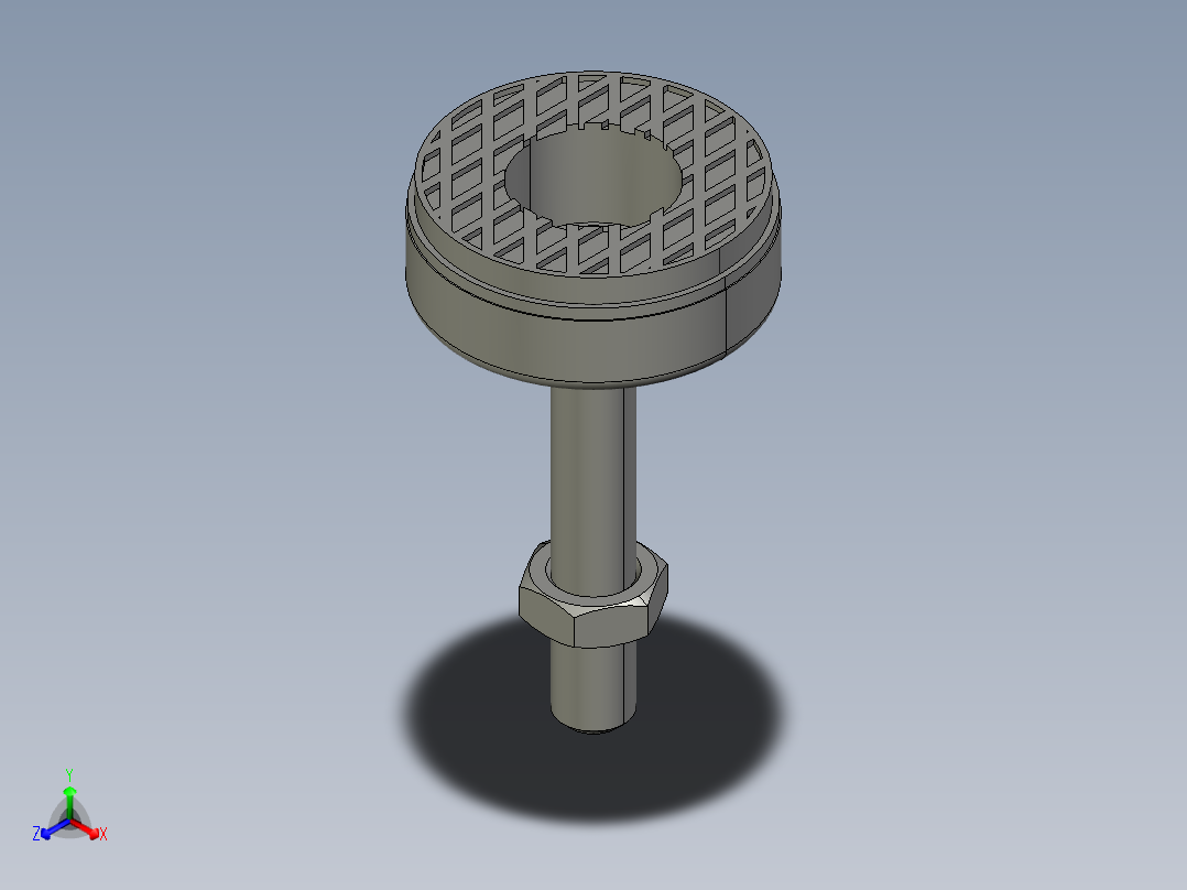 43防滑脚杯.STEP正等轴测图