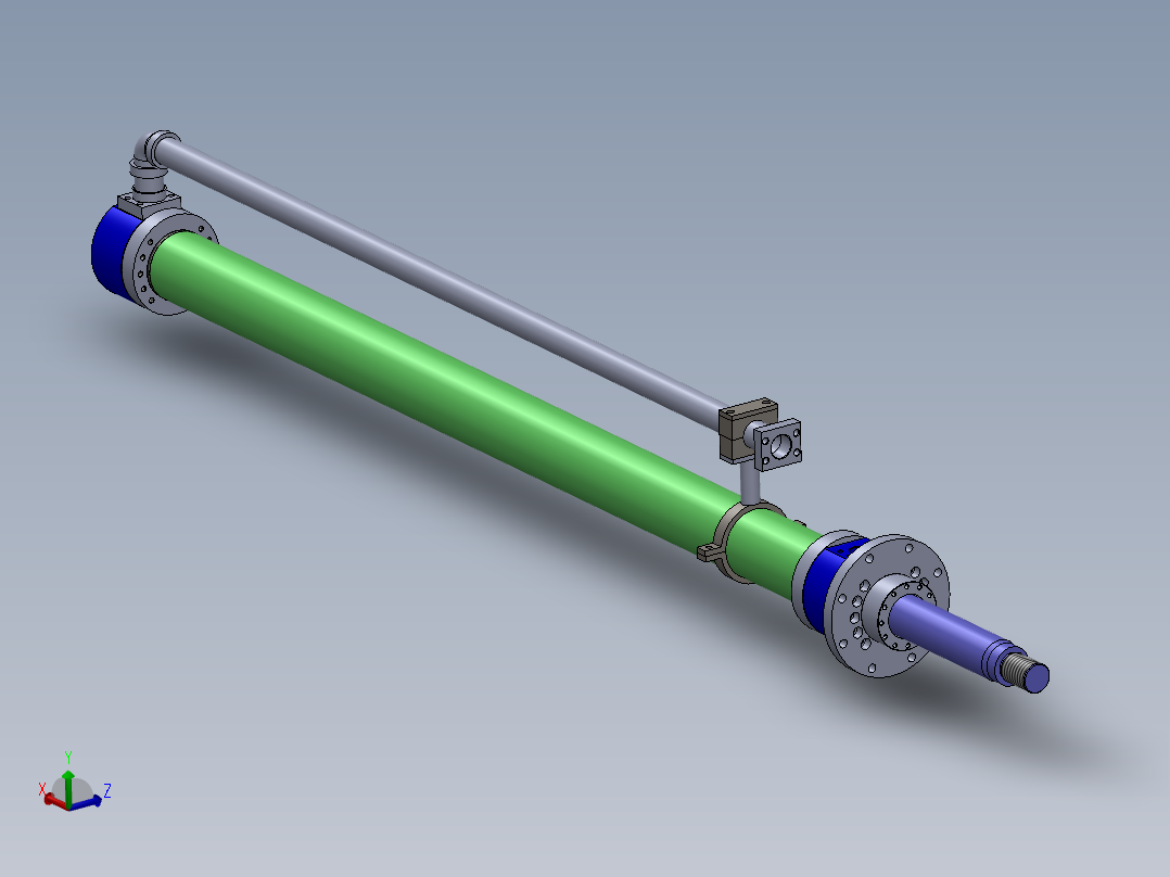 磨床型 液压缸（带管道） 125x90x2212 mm