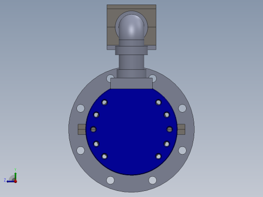 磨床型 液压缸（带管道） 125x90x2212 mm右视缩略图