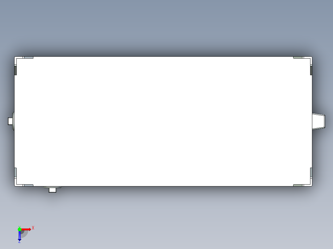 B3004119-液压动力站机器液压泵站俯视图