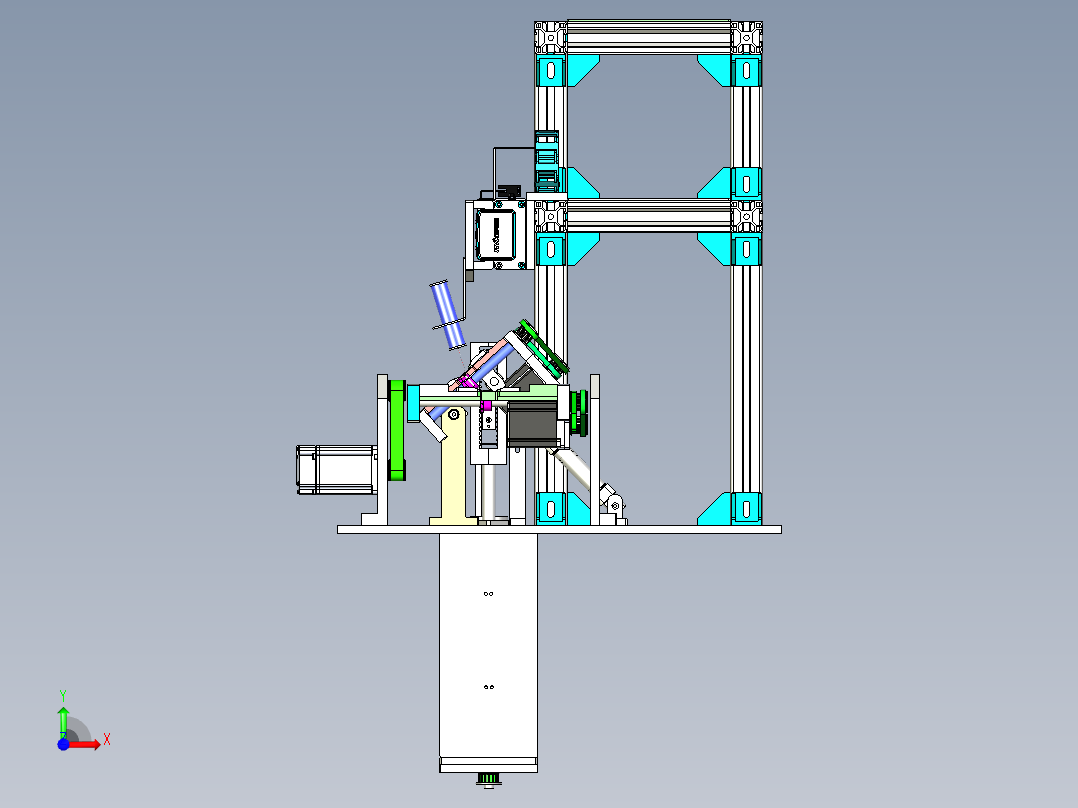 SP-5490 食品包装袋自动分拣机前视图