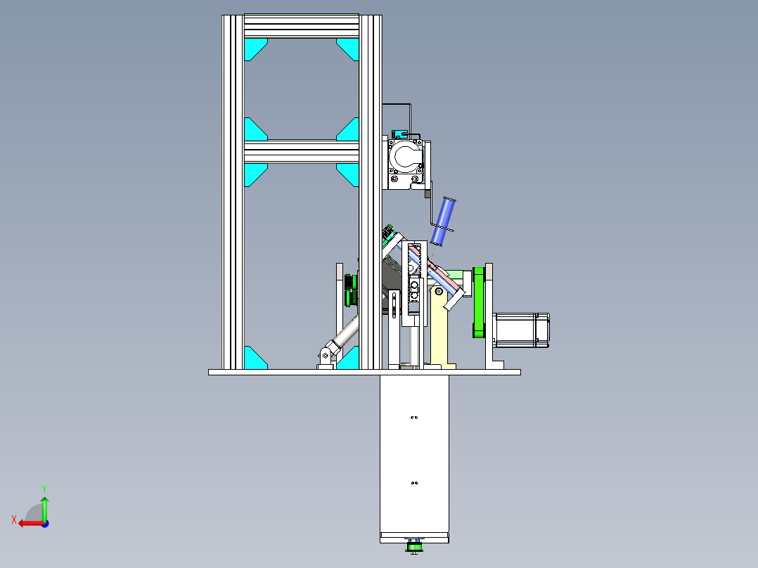 SP-5490 食品包装袋自动分拣机后视图