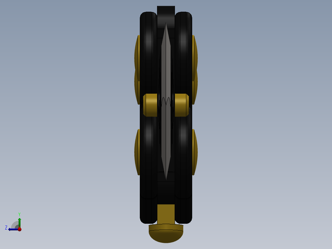 折叠刀、刀 (8)右视图