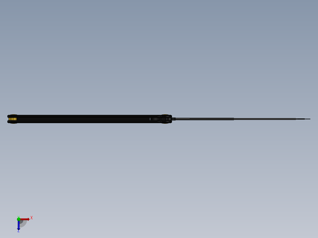 折叠刀、刀 (8)俯视图