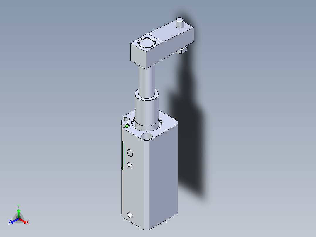 AIRTAC_QCKL20x20气缸模型