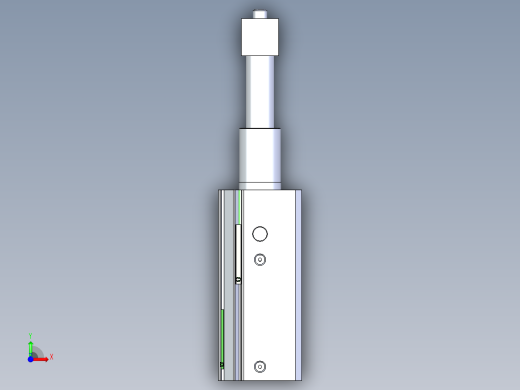 AIRTAC_QCKL20x20气缸模型前视缩略图