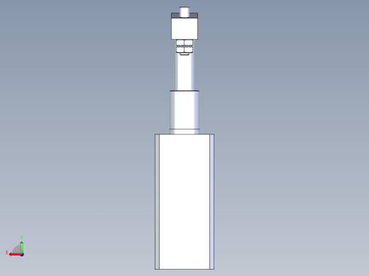 AIRTAC_QCKL20x20气缸模型后视缩略图
