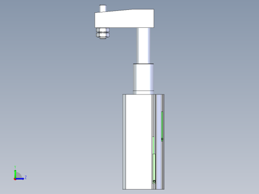 AIRTAC_QCKL20x20气缸模型左视缩略图