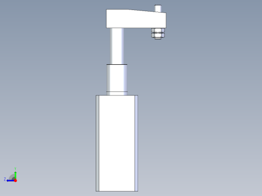 AIRTAC_QCKL20x20气缸模型右视缩略图