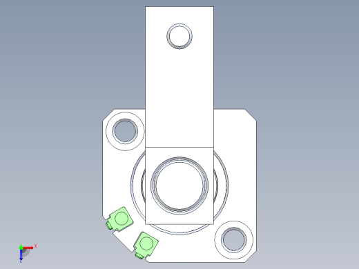 AIRTAC_QCKL20x20气缸模型俯视缩略图