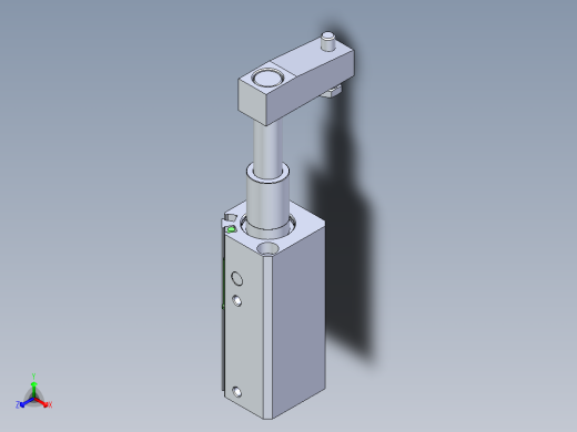 AIRTAC_QCKL20x20气缸模型正等轴测缩略图