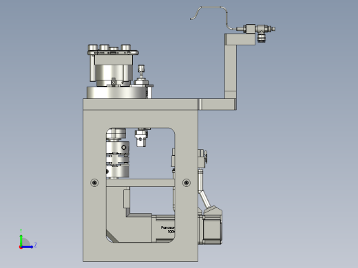 产品治具旋转机构左视缩略图
