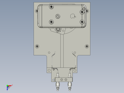 产品治具旋转机构俯视缩略图