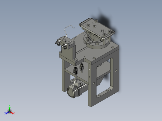 产品治具旋转机构正等轴测缩略图