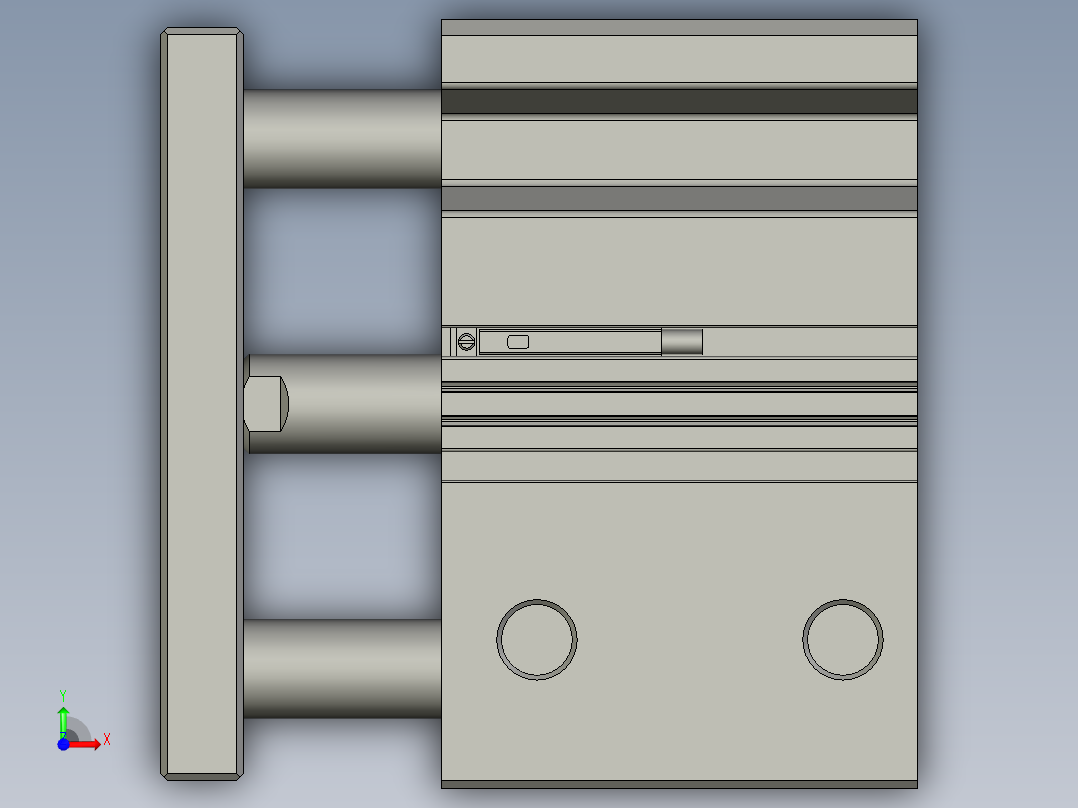 气缸AIRTACTC_M_25x20_S__0_前视图