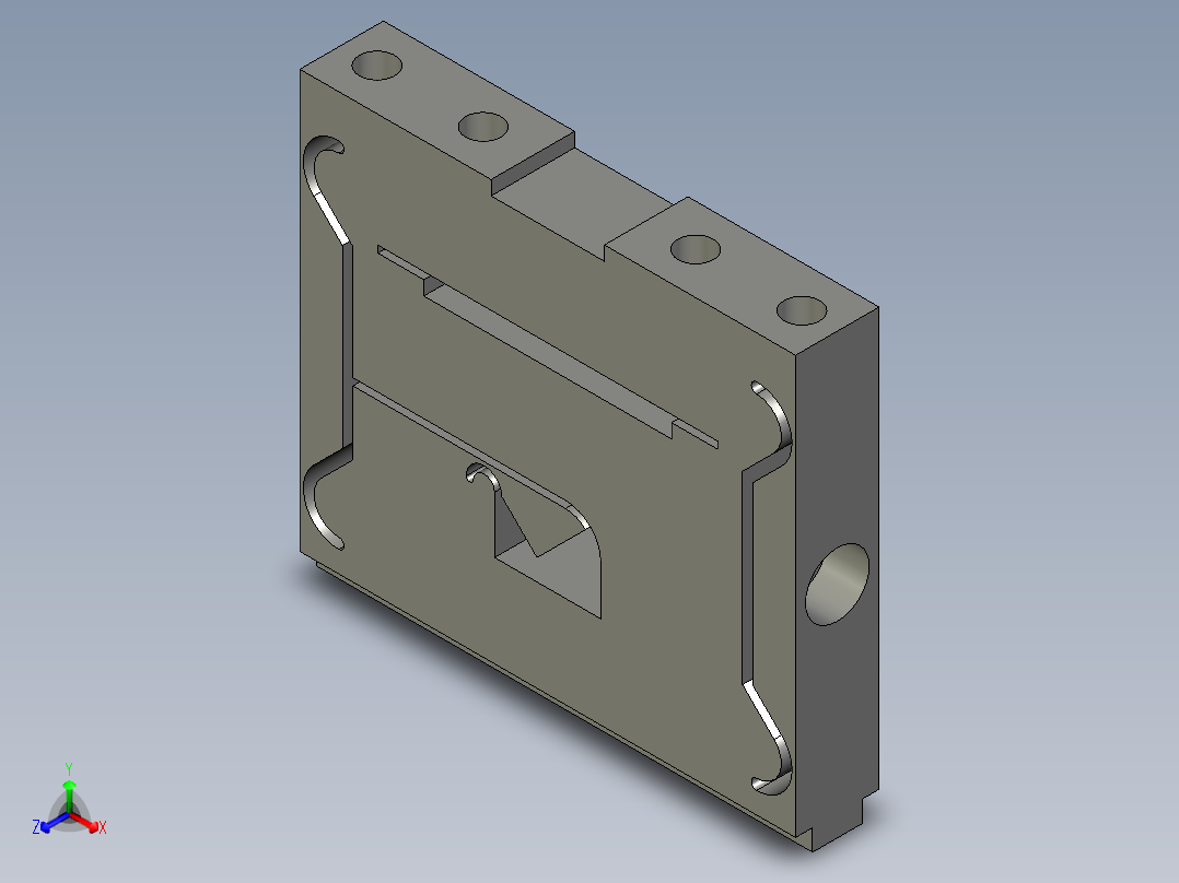 马波斯QB600-弹性块正等轴测图