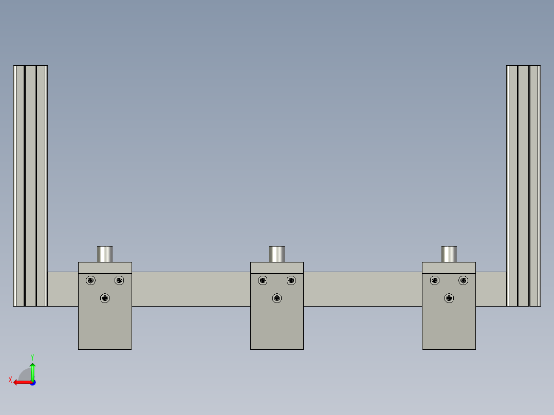 吹气组合后视图