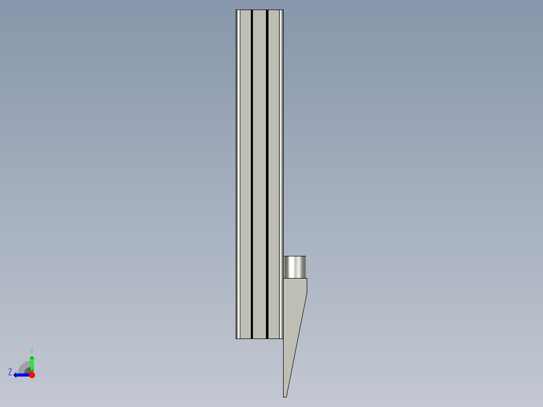 吹气组合右视图