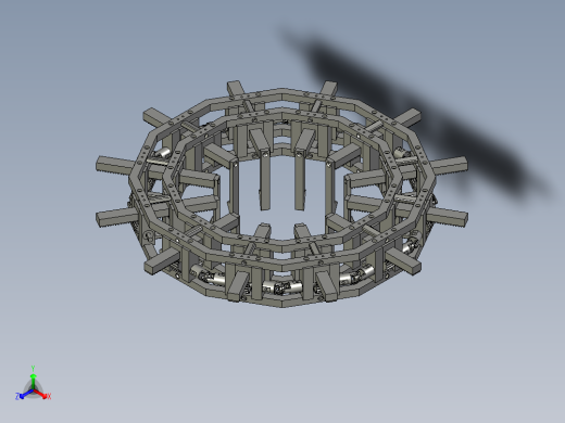 圆形张紧器夹紧器正等轴测缩略图