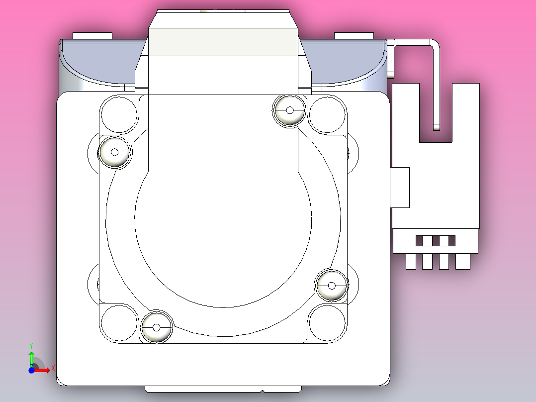 滚珠丝杠直线轴带导轨全封闭TPA-HCR-50S-1210C-L260-M-C-P10-N3前视图