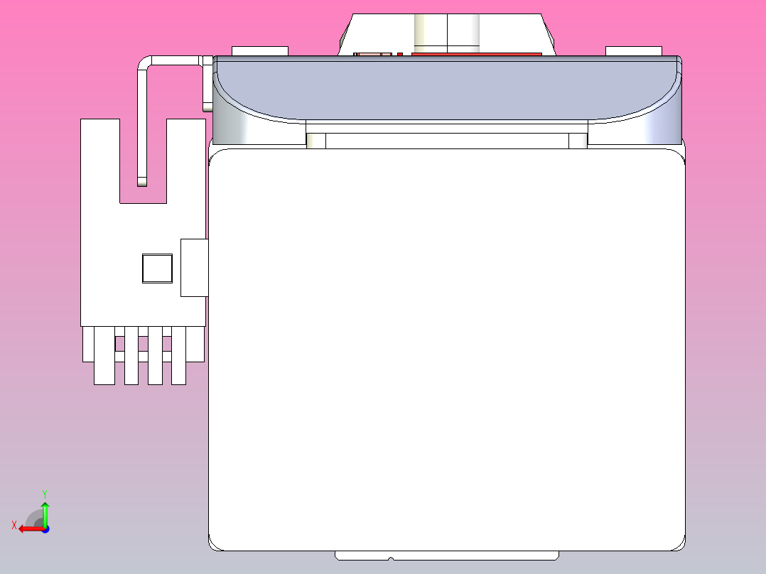滚珠丝杠直线轴带导轨全封闭TPA-HCR-50S-1210C-L260-M-C-P10-N3后视图