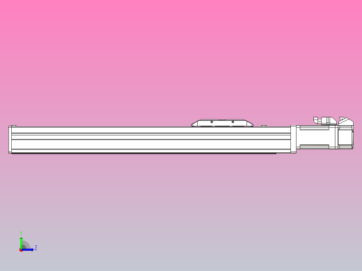 滚珠丝杠直线轴带导轨全封闭TPA-HCR-50S-1210C-L260-M-C-P10-N3左视缩略图