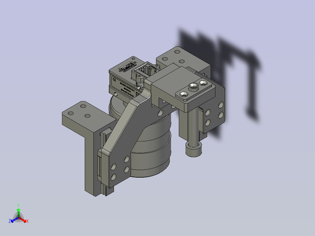 相机调节组正等轴测图