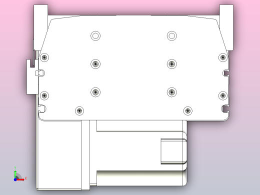 MTB22M标准皮带滑台[MTB22M-L40-350-RD-P75-C3]前视缩略图