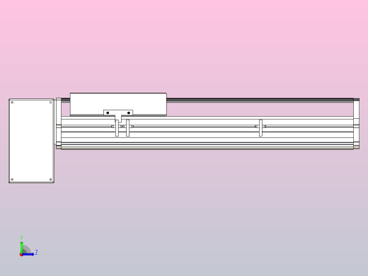 MTB22M标准皮带滑台[MTB22M-L40-350-RD-P75-C3]左视缩略图