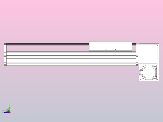 MTB22M标准皮带滑台[MTB22M-L40-350-RD-P75-C3]右视缩略图