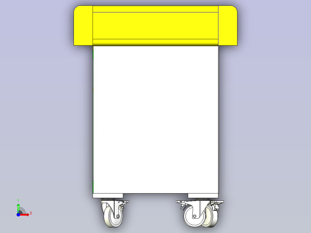 自动旋转烧烤机器前视图
