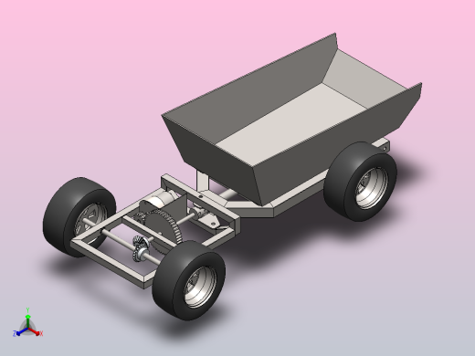 多用途车比例模型4x4双铰链转向