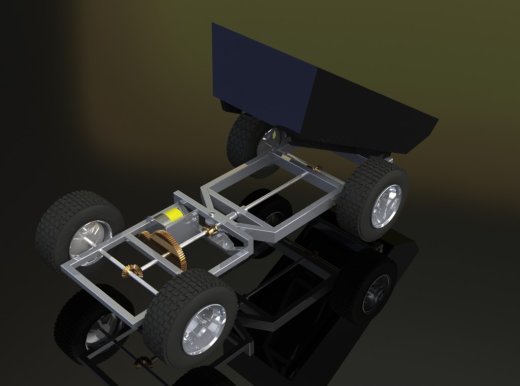 多用途车比例模型4x4双铰链转向缩略图