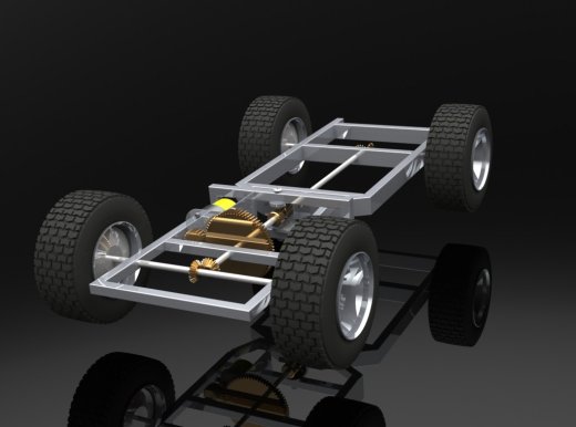 多用途车比例模型4x4双铰链转向缩略图
