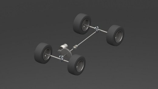 多用途车比例模型4x4双铰链转向缩略图