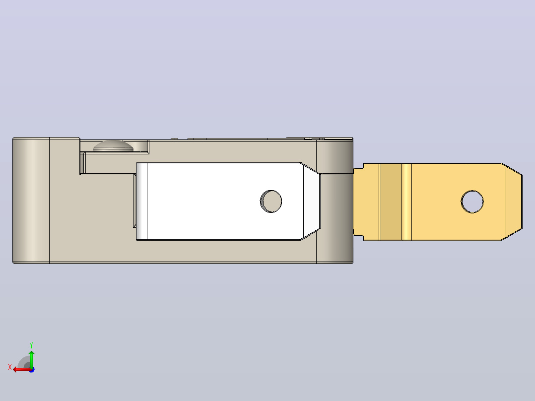 微动开关D459-V3AA RS 159-4411后视图