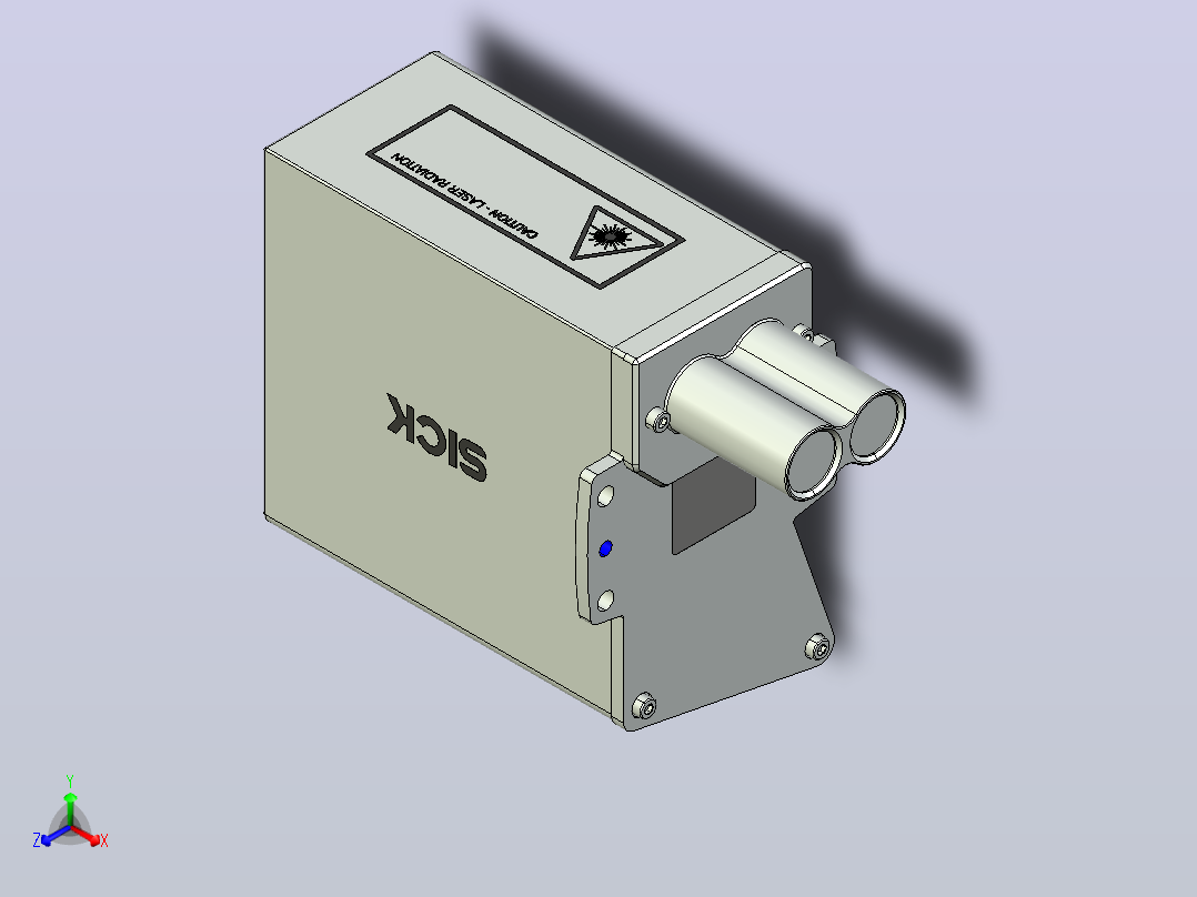 CLV640-0831S01条码扫描器主视图