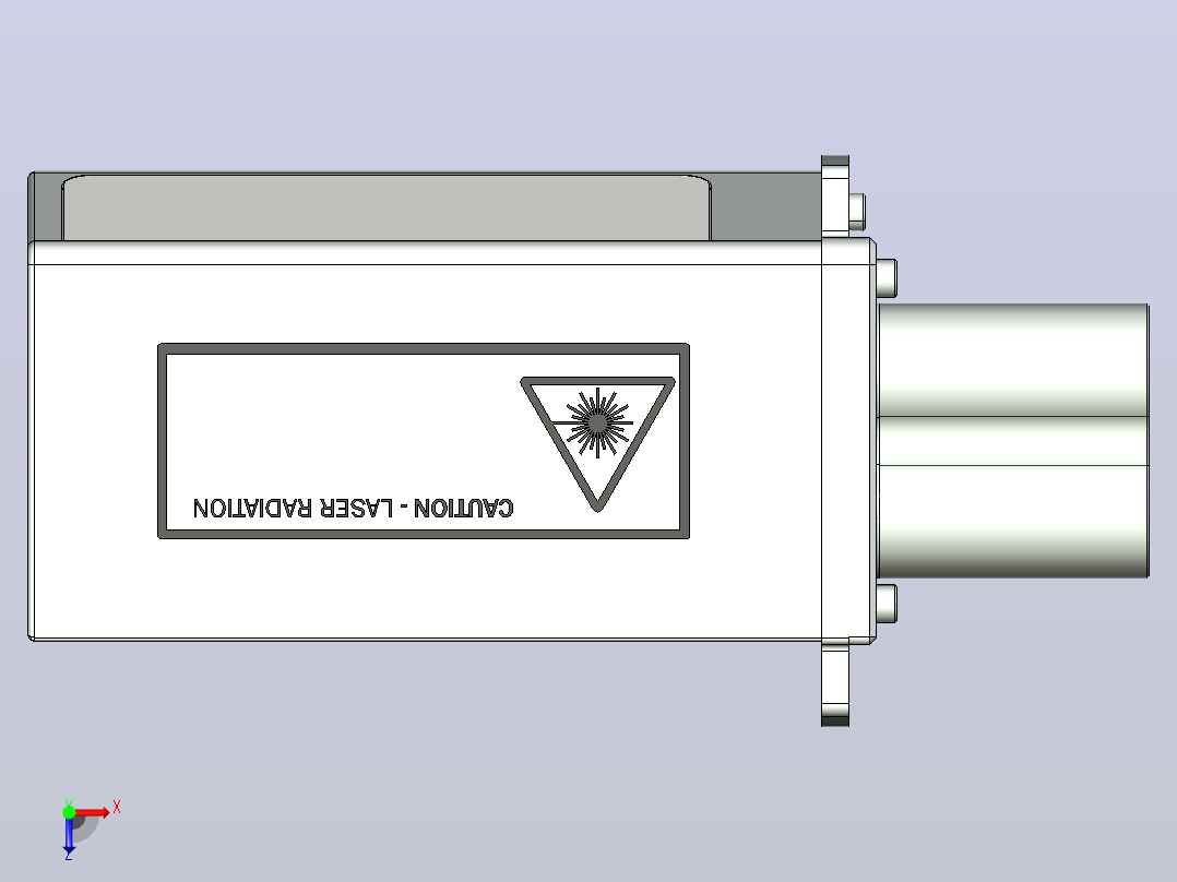 CLV640-0831S01条码扫描器俯视图