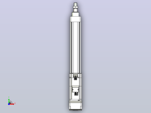 轻载电动缸TPA-ESR40-1210C-L250-MR-W-P40-C3前视缩略图