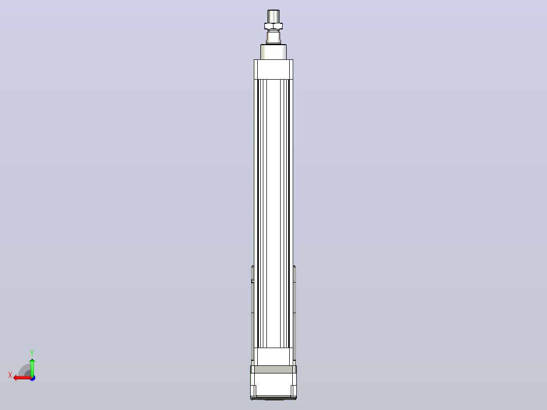 轻载电动缸TPA-ESR40-1210C-L250-MR-W-P40-C3后视图