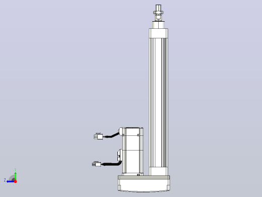 轻载电动缸TPA-ESR40-1210C-L250-MR-W-P40-C3右视缩略图