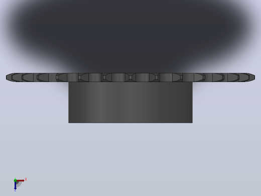 直孔链轮05B型_30-05B-1俯视缩略图