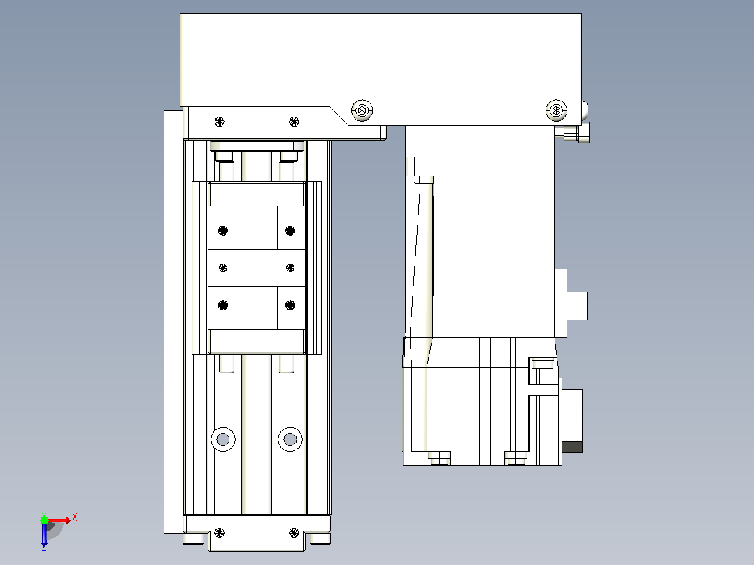 钢基模组TPA-KSR-4002C-100A1-MR-H1S0俯视图