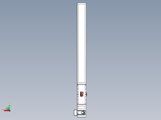 伺服电机集成皮带传动直线执行器TPA-OCB-140-256-L1050-LU-P75-N3后视缩略图