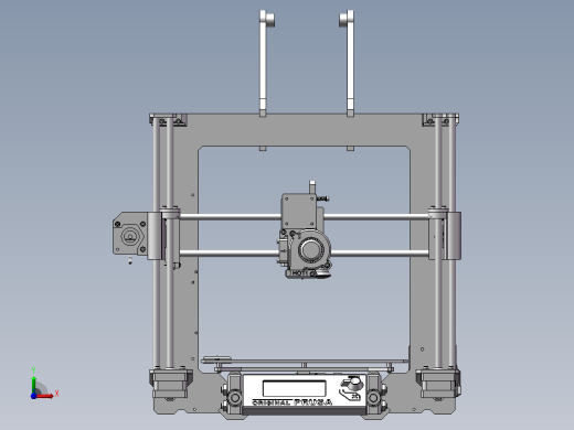rusa-i3-mk2-3d打印机前视缩略图