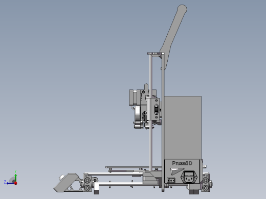 rusa-i3-mk2-3d打印机右视缩略图