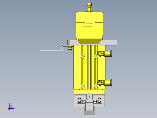 输送机上的工件方向转换左视缩略图