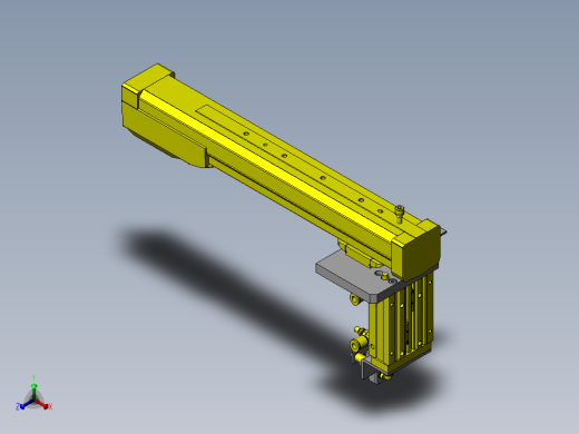 输送机上的工件方向转换正等轴测缩略图