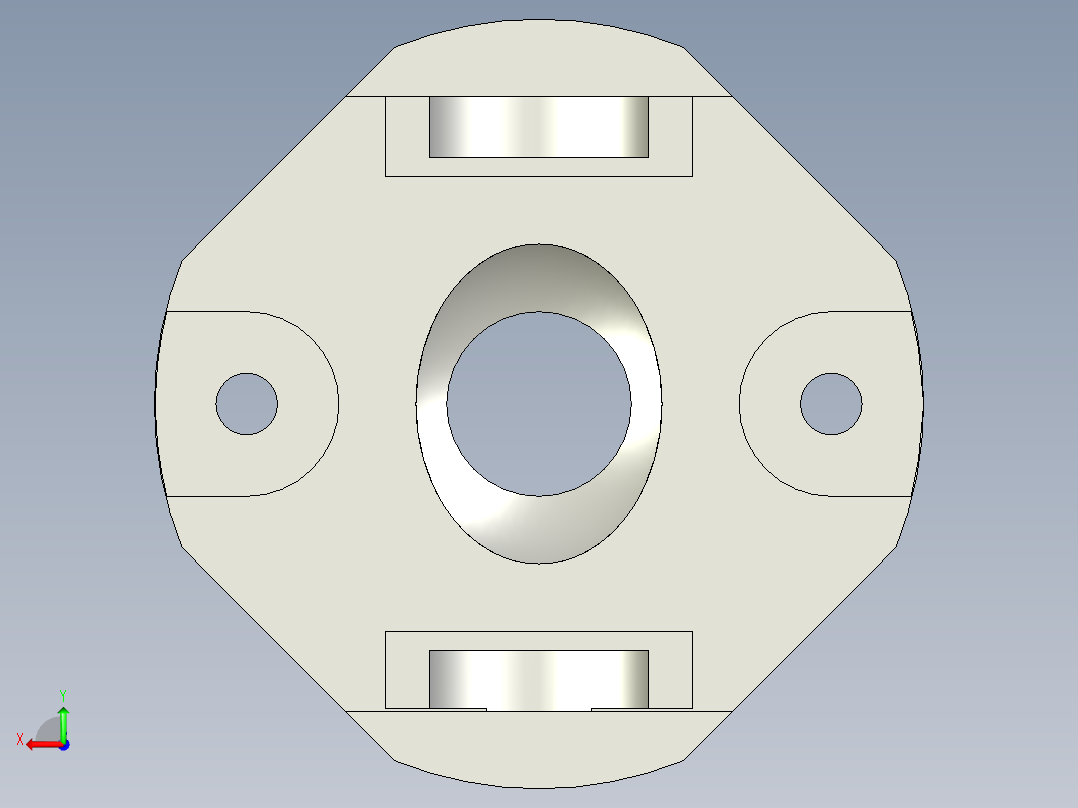 典型零件的数控编程及加工仿真（cad+ug+说明书）后视图